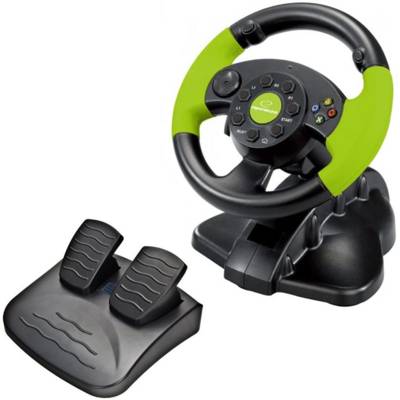 Volant Gaming High Octane avec pédales USB PC PlayStation 3 Xbox 360