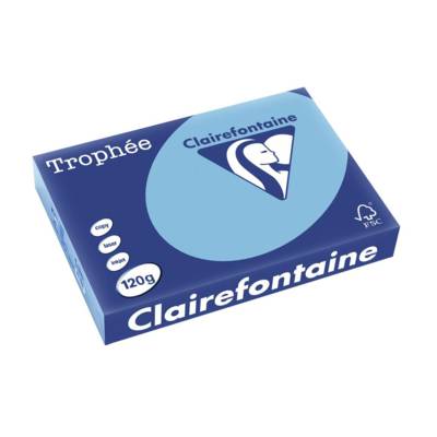 Ramette de 250 Feuilles A4 210 x 297mm Bleu Lavande - CLAIREFONTAINE