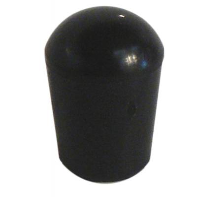 Embout rond enveloppant plastique noir Ø12 mm - Gedimat - NORAIL