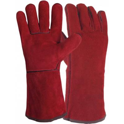 Gant cuir de bovin pour soudure SINGER - Taille unique 10 - L.35 cm - 51SIREP15 - SINGER FRERES