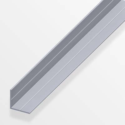 Cornière égale en aluminium brut ép.1,5mm dim.19,5x19,5mm long.2,50m - Gedimat - ALFER ALUMINIUM