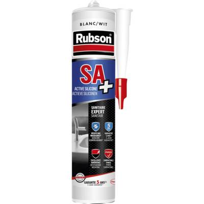 Mastic SA+ blanc - cartouche de 280ml - Gedimat - RUBSON
