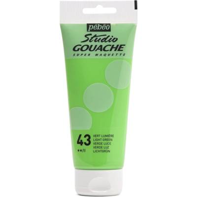 Tube 100ml Peinture Studio Gouache Vert Lumière
