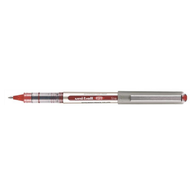 Roller encre liquide EYE UB157 pointe moyenne 0,7mm rouge - Uni-Ball