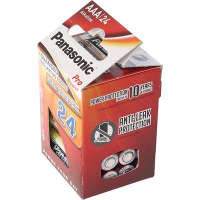 Pack 24 Piles Alcalines Pro Power LR03/AAA (Micro) 1,5 V