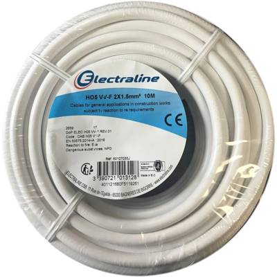 Câble domestique H05VV-F 2X15 10 m - Gedimat - ELECTRALINE