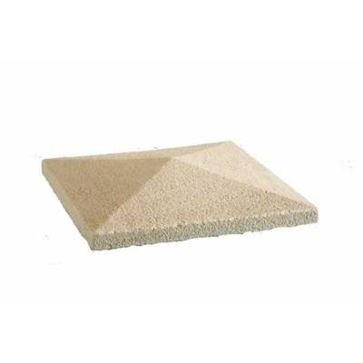 Chapeau de pilier VALANÇAY ton naturel - L.53 x l.53 x h.10 cm - Gedimat