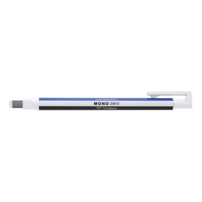 Stylo Gomme MONO zero classique pointe rectangulaire 2,5 x 5mm blanc/bleu/noir