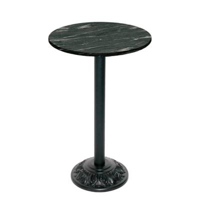 Mange-debout pied noir Ø60cm calypso - intérieur - RestooTab