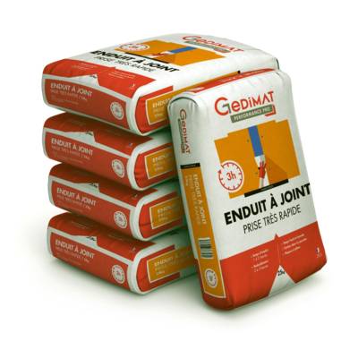 Enduit à joint prise très rapide 3h - sac de 25kg - Gedimat