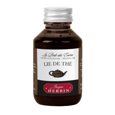 Encre en flacon PET 100ml - lie de thé - HERBIN