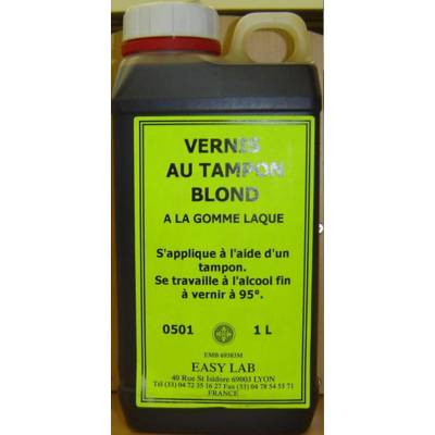 Vernis au tampon blond à la Gomme Laque 0501 EASY LAB-[Conditionnement:5 Litres] - Maxoutil