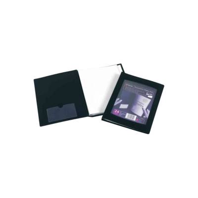 Livret de présentation A5 24 pochettes coloris noir - REXEL