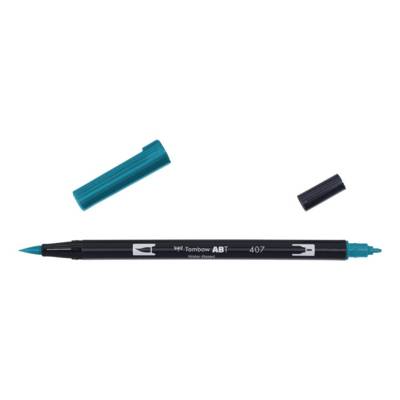 Feutre Dessin Double Pointe ABT Dual Brush Pen 407 tiki teal - TOMBOW