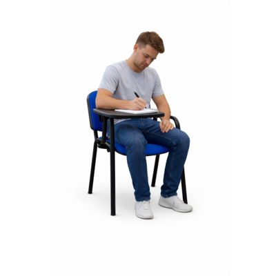 Chaise LISO 4 pieds polyvalente tissu avec tablette – ArtProg