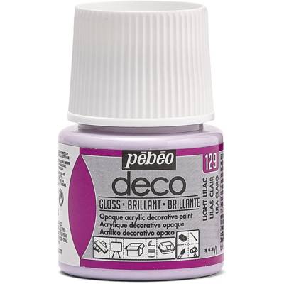 Flacon 45ml Peinture Deco Acrylique Brillante LILAS CLAIR - PÉBÉO