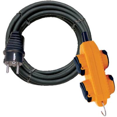 Rallonge électrique pro H07RN-F 3G2,5 avec Powerblock - 5m - Gedimat - BRENNENSTUHL