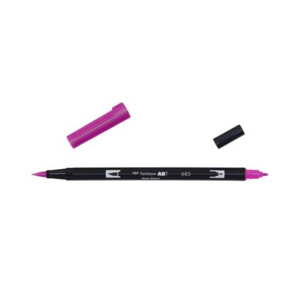 Feutre Dessin Double Pointe ABT Dual Brush Pen 685 magenta foncé