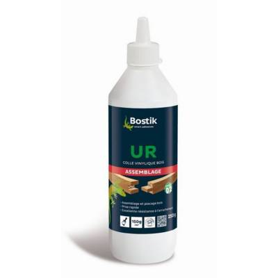 Colle vinylique D2 UR prise rapide - Gedimat - BOSTIK