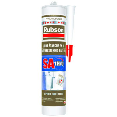 Mastic sanitaire SA1H translucide - Gedimat - RUBSON