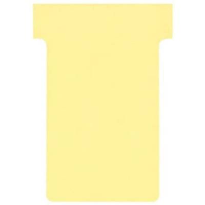Lot de 100 fiches T indice 2 jaune