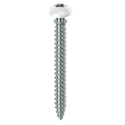 Vis MUSTAD Framex pour PVC - Tête fraisée réduite Torx - Ø6x70 mm - Boite de 100 - Chromiting - laqué blanc - SP305A60070032C - Maxoutil