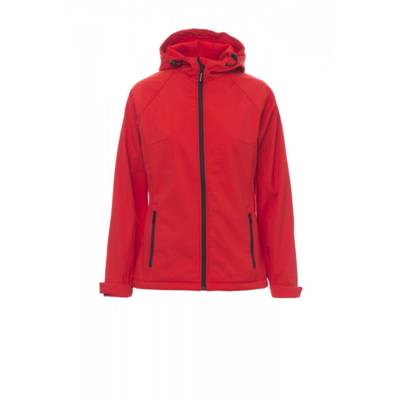 Soft-shell soft shell mechanical stretch 320 gr PAYPER GALE LADY ROUGE - 001045035503000XL