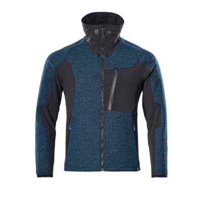 Veste tricot zippé MASCOT Advanced - Triple couche - 17105-309-Bleu océan-XXXL