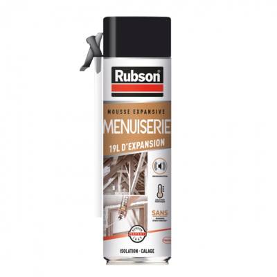 Mousse expansive aérosol menuiserie - aérosol de 500ml - Gedimat - RUBSON