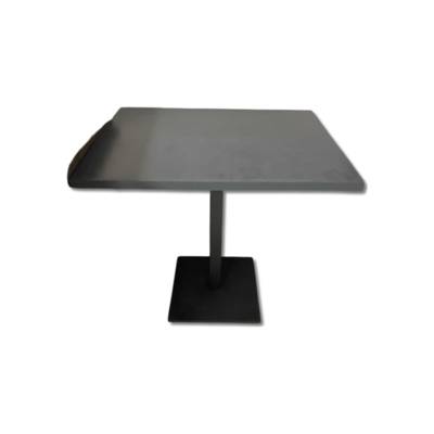 13 Table rectangulaire 800x600H770 Stratifié Gris - Vesto