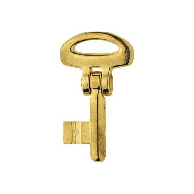 Clé rabattable courte 47.5mm HOPPE F71 laiton poli - 1935764 - Maxoutil