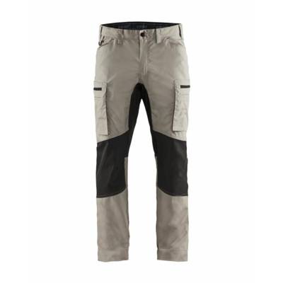 Pantalon maintenance BLAKLADER Stretch T.44 - BEIGE/NOIR - 145918452799-44 - BLAKLADER WORKWEAR