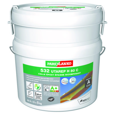 Colle époxy 532 UTAREP H 80 C - Gedimat