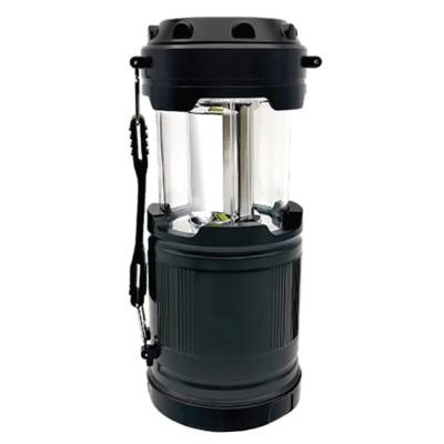 LED 2en1 Lampe Torche et Lanterne Pliante - 350L Noir