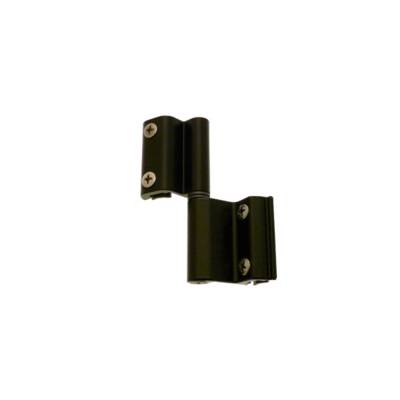 Paumelle Grip+ FAPIM avec axe en acier inox Ø7 mm - Noir 9005 - 9800A_37