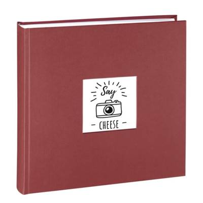 Album photo Jumbo "Fine Art" 30 x 30 cm 100 pages blanches Bordeaux