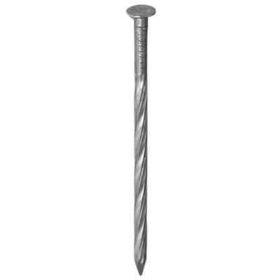 Pointe tête plate torsadée acier fil clair diam.3mm long.70mm en boîte carton de 5kg - Gedimat - NORAIL