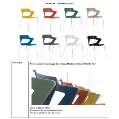 Chaise KAOMA réglable - Chaise d'intérieur - Mobilier scolaire