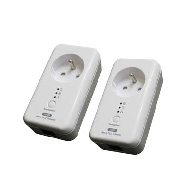 Prise CPL 500 MBPS plug - pack de 2 pièces - Gedimat - OPTEX
