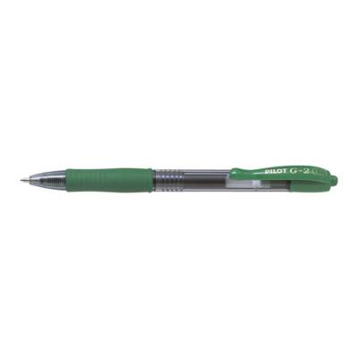 Stylo Roller Encre Gel Rétractable G-2 07 Pointe Moyenne Vert - Pilot