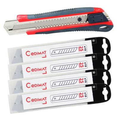 Kit cross cutter 25mm + 40 Lames de cutters 25mm GEDIMAT PERFORMANCE PRO - Gedimat