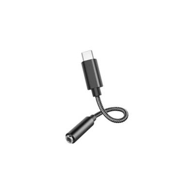 USB-C vers adaptateur de prise casque pour mini-phone stereo 3.5 mm femelle - 13 cm