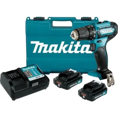 Perceuse visseuse 12 V CXT - MAKITA - avec 2 batteries 2Ah - chargeur - coffret - DF333DWAE