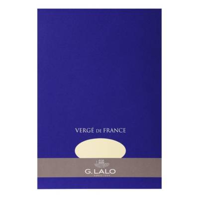 Bloc vergé A4 50 feuilles 100g Ivoire - G.LALO