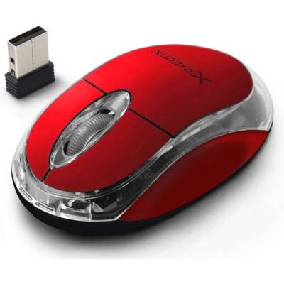 Souris sans Fil HARRIER 2.4GHZ Optique 3D USB Rouge
