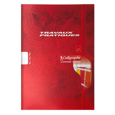 Cahier Travaux Pratique piqué 21x29,7 48p séyès+uni 70+90g couleur aléatoire - CLAIREFONTAINE