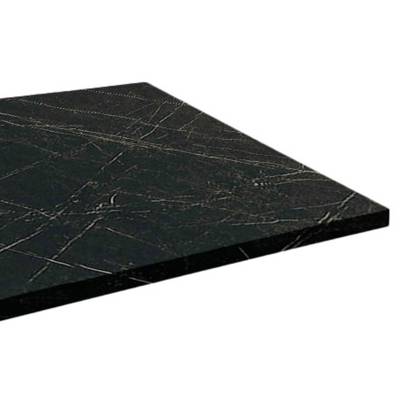 Plateau de table 110x70cm Marbre Noir - RestooTab