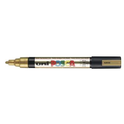 Marqueur pointe conique moyenne pc5m 1,8 - 2,5mm or - POSCA