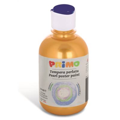 Flacon Gouache Ready-Mix Pearl 300 ml Bouchon Flux Control Jaune 210 - PRIMO