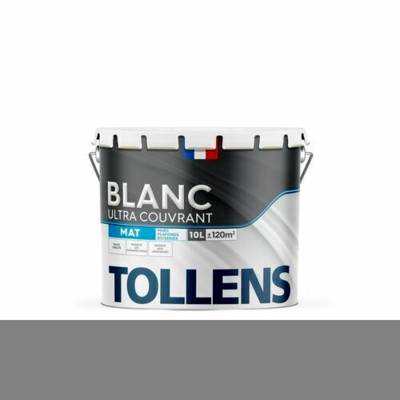 TOLLENS monocouche mat blanc 10l + 20% - Gedimat